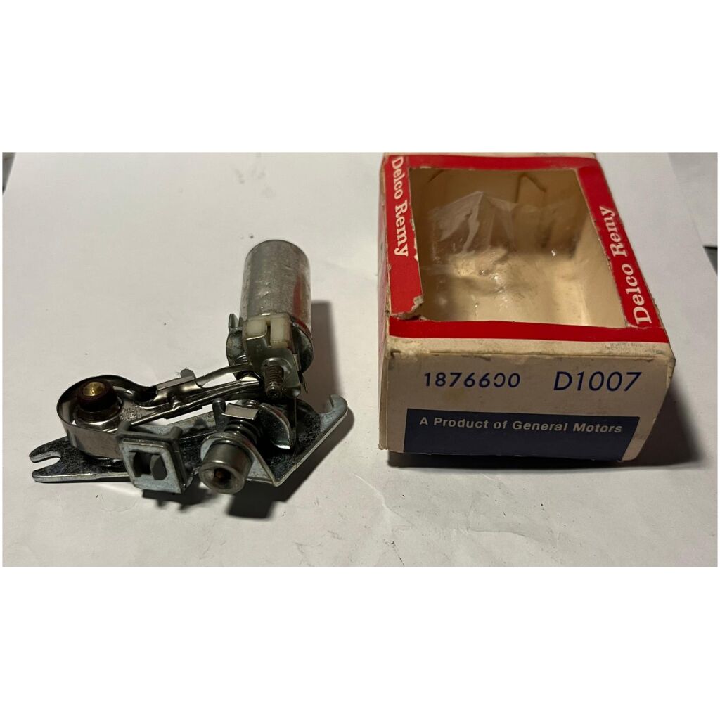 Brytare inkl kondensator Buick Chev Olds Pont Jeep 1956-74, Delco Remy D1007