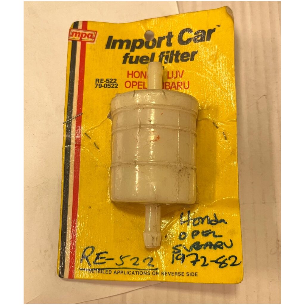 BRÄNSLEFILTER HONDA OPEL GT MANTA KADETT SUBARU 1970-82, MPA RE-522 79-0522