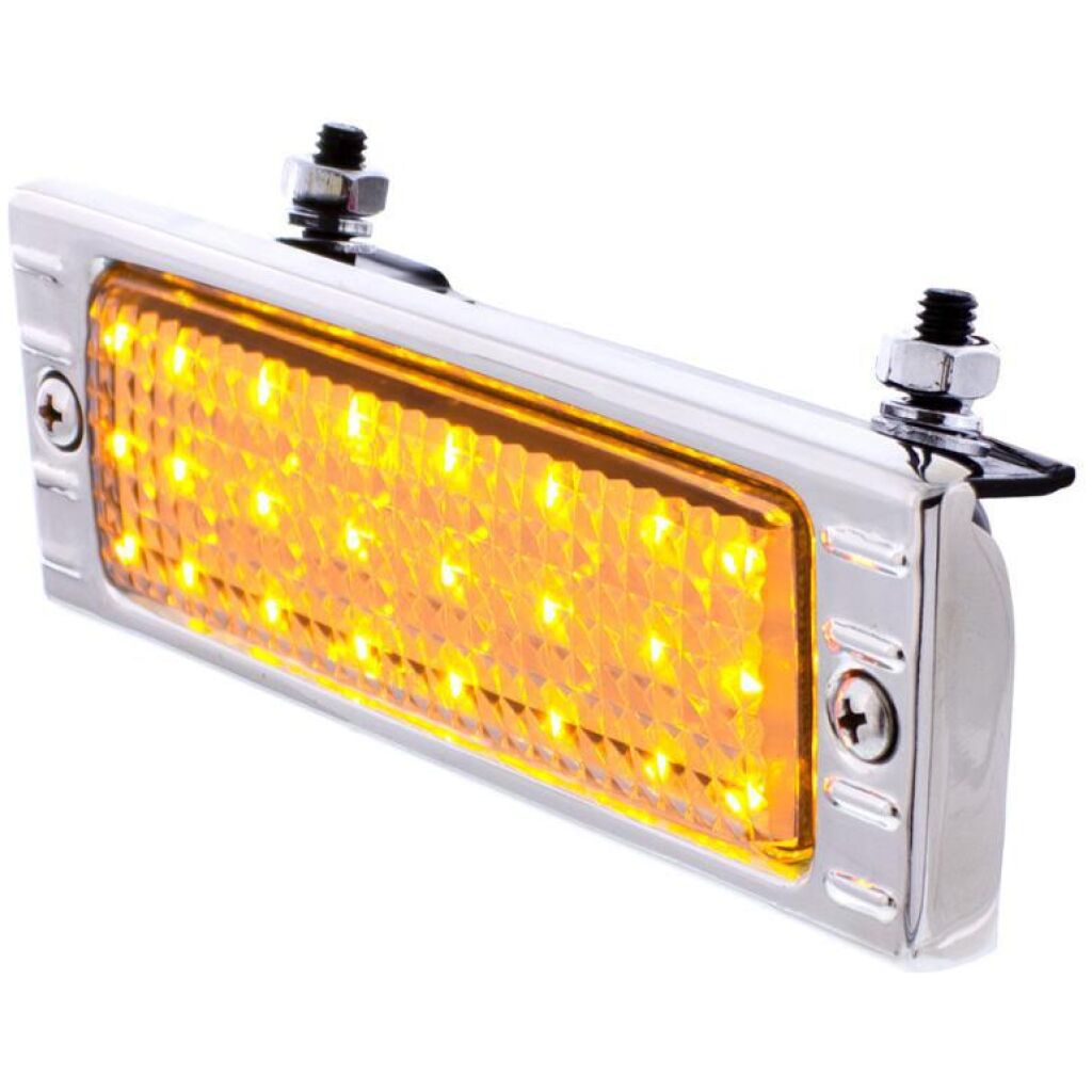 24 LED Parking Light Assembly With SS Bezel For 1947-53 Chevy Truck