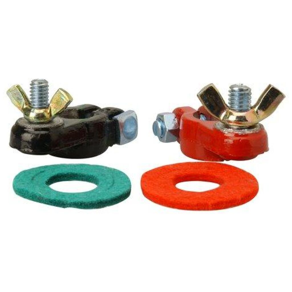 1-par batterikabelskor + & - 6-12V , PARTS MASTER 962C-2 , passar även båtar