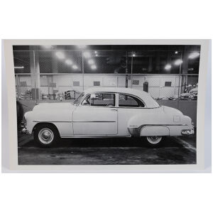 Fabriksfoto 1952 Chevrolet De Luxe 31 x 45 cm