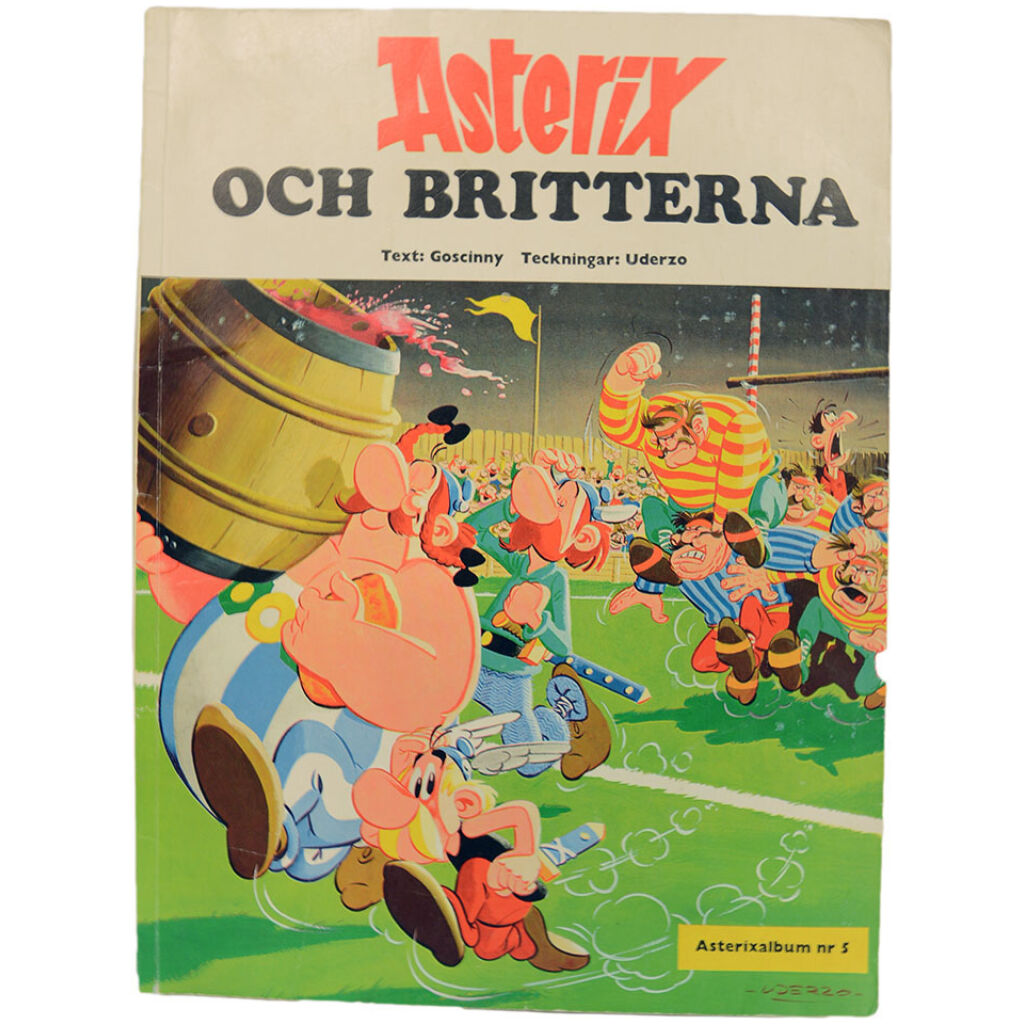 Asterix och Britterna, album nr 5 (2:a upplagan), skick VF