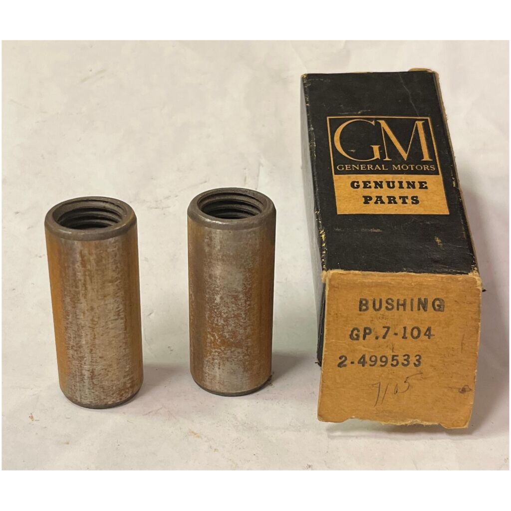 Fjäderbussningar fram/bak Chevrolet Pontiac 1937-59, GM gr7.104 499533 NOS