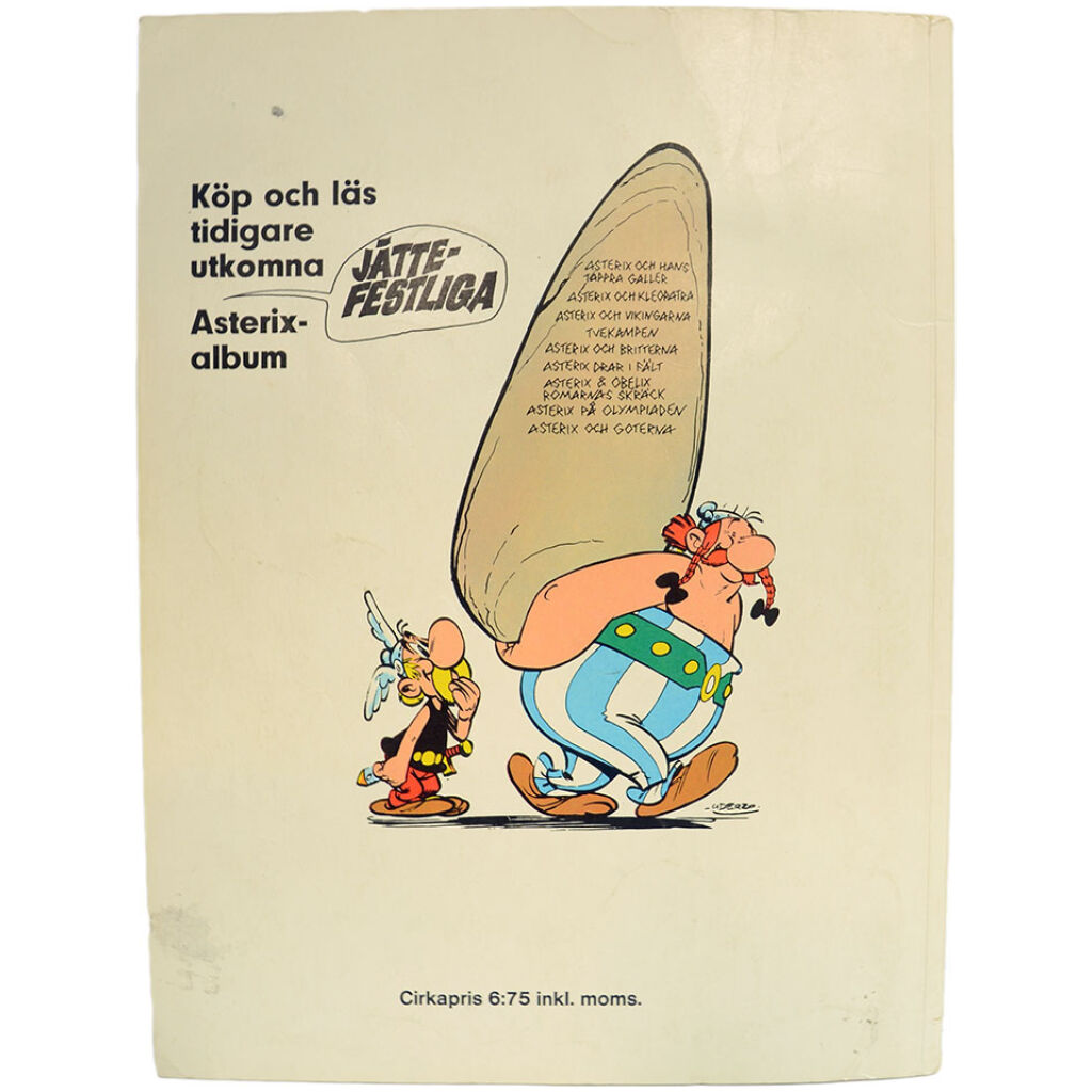 Asterix och Guldskäran, album nr 10, 1973, skick FN-VF