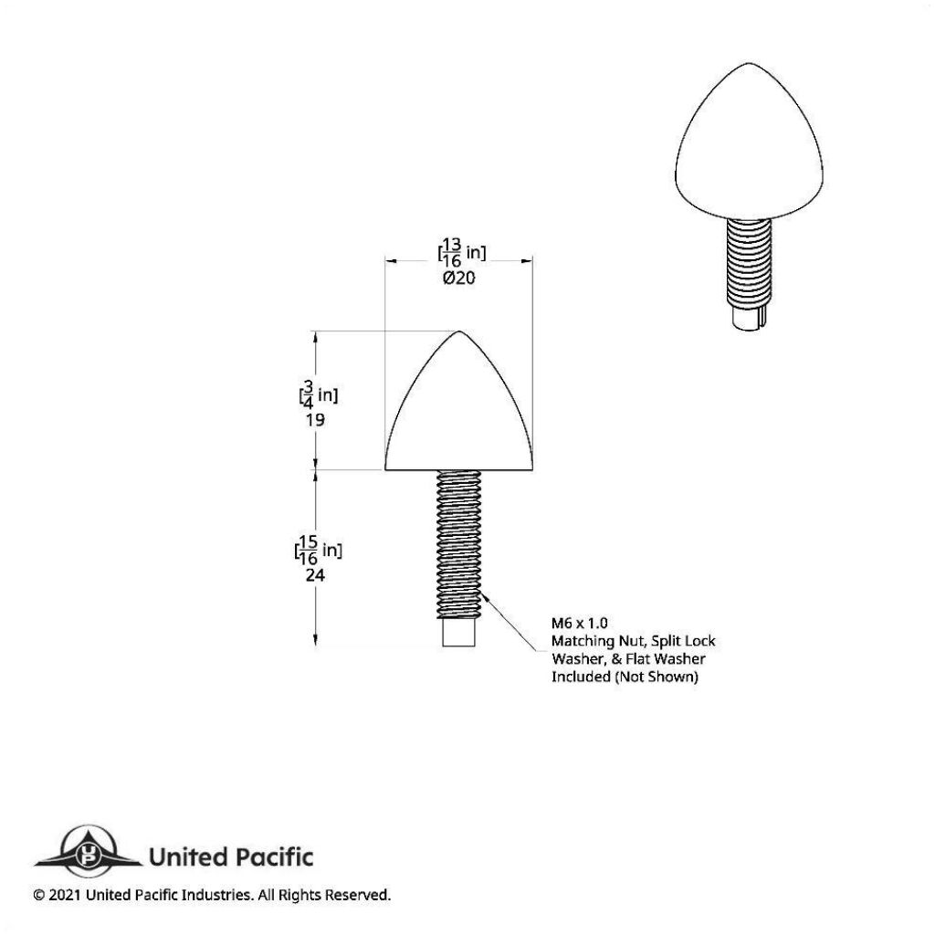 Kromade små Bullets (4-Pack)