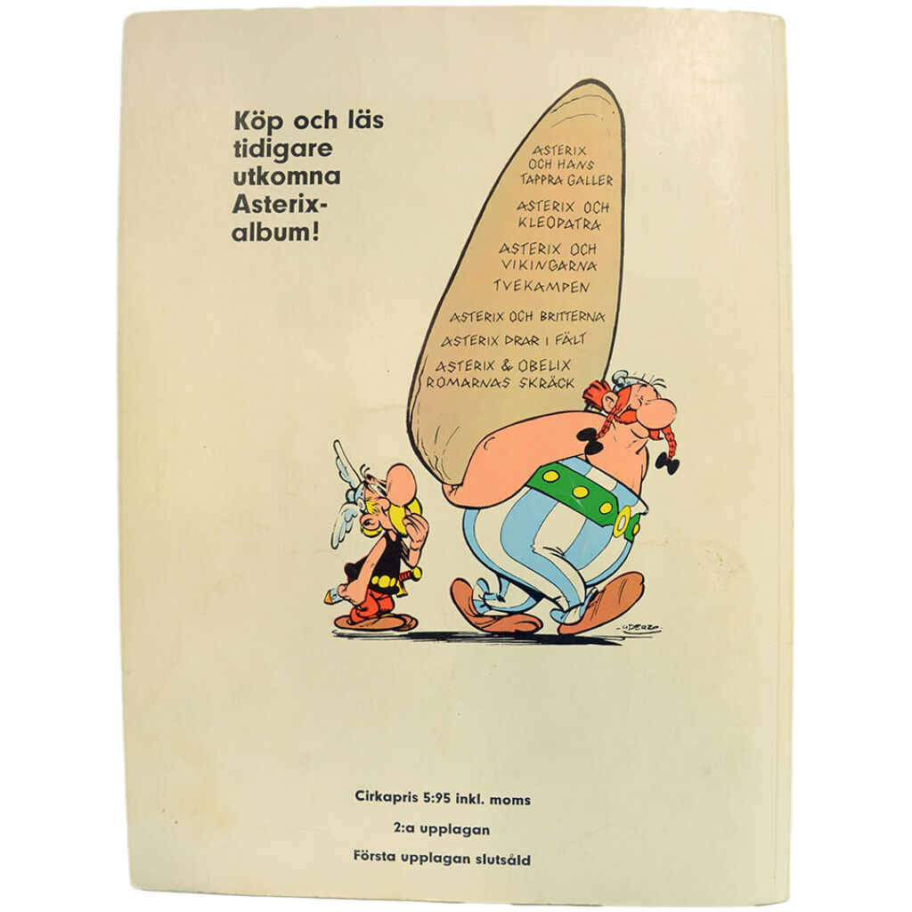 Asterix och Britterna, album nr 5 (2:a upplagan), skick VF