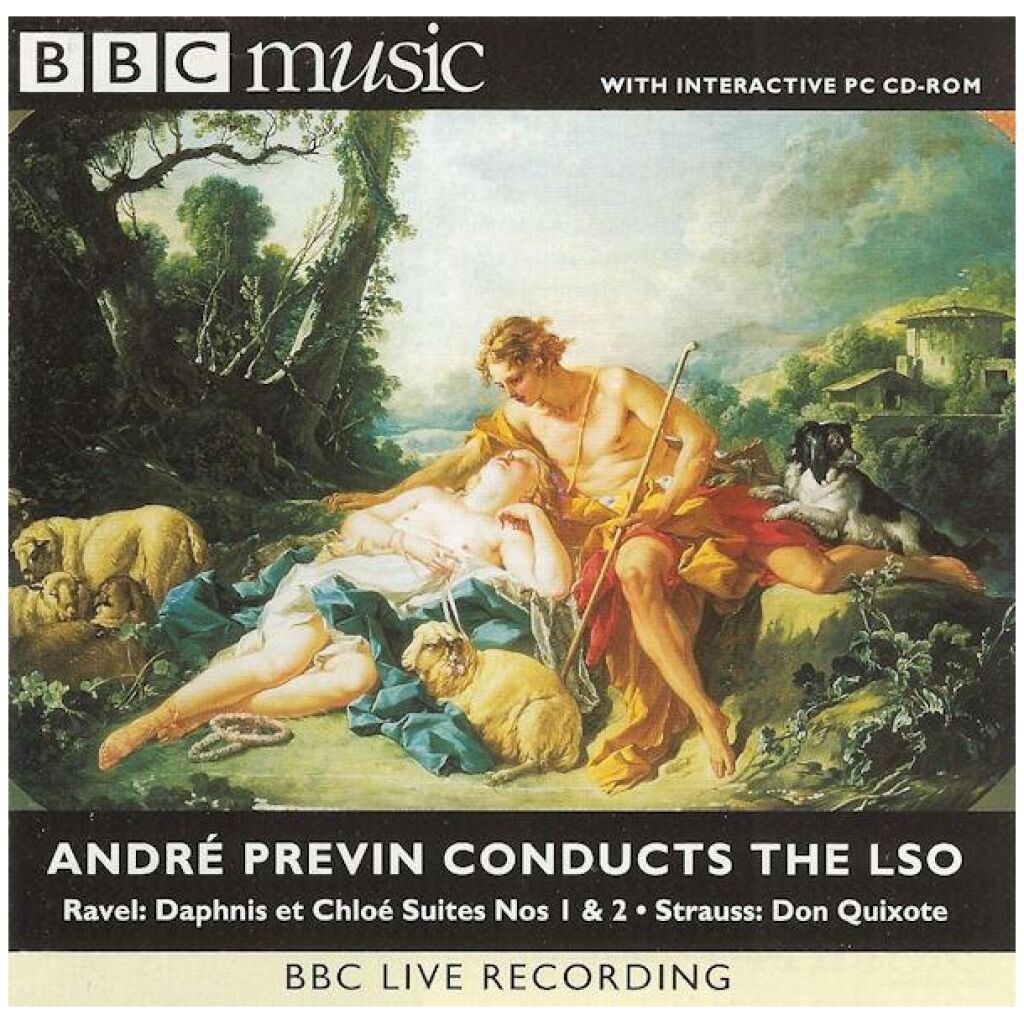 Maurice Ravel • Richard Strauss, André Previn, LSO* - André Previn Conducts The LSO - Ravel Daphnis Et Chloé Suites Nos 1 & 2 • Strauss Don Quixote (CD, Album, Enh)
