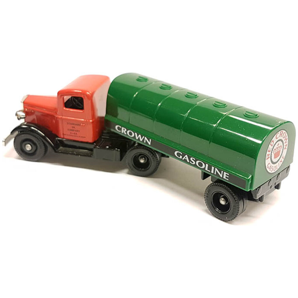 Chevron Semi Truck And Trailer Red Crown Gasoline