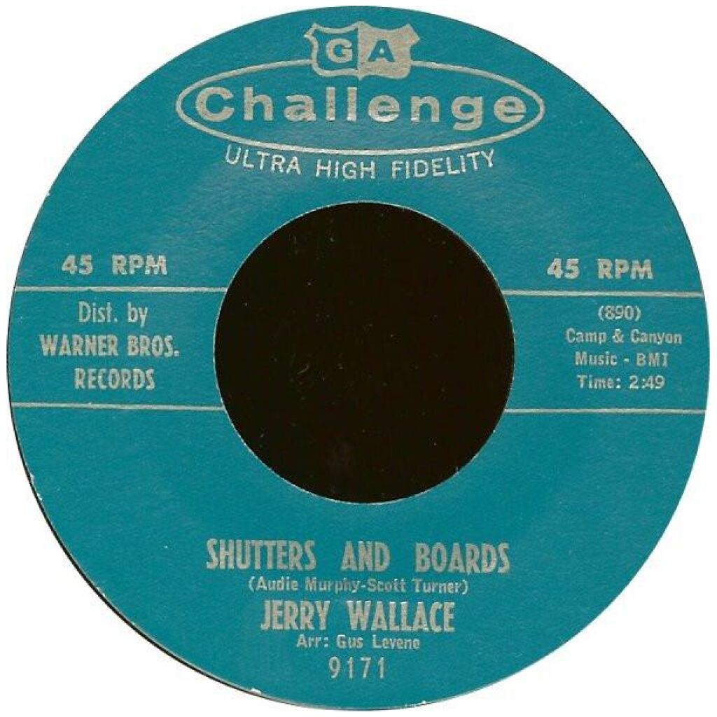 Jerry Wallace - Shutters And Boards / Am I That Easy To Forget (7)