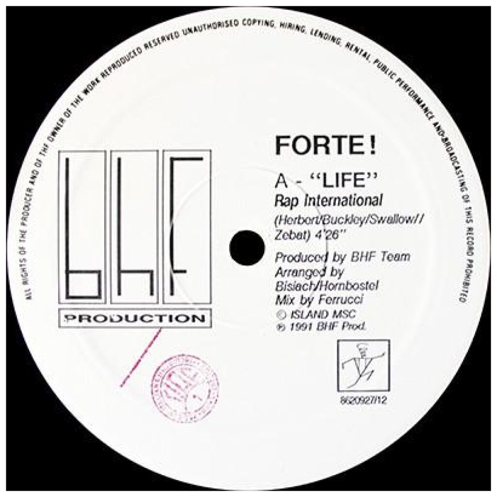 Forte! - Life (Rap International) (LP)