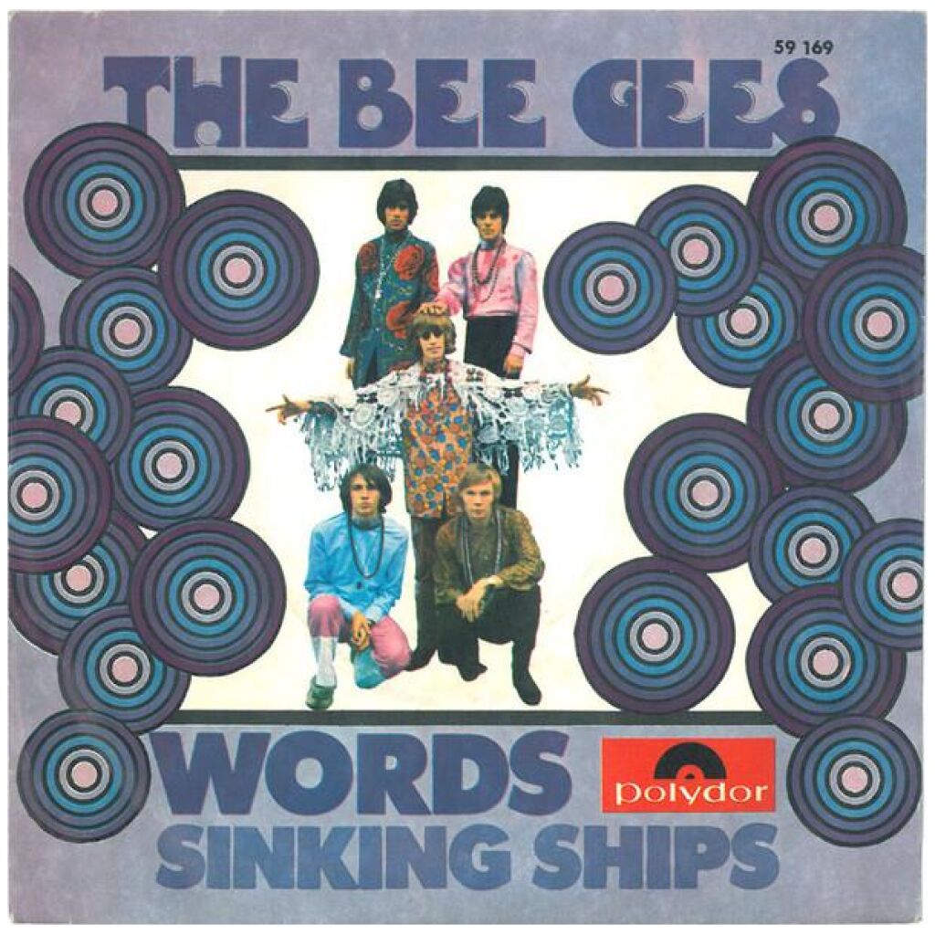 The Bee Gees* - Words (7, Single, Mono)