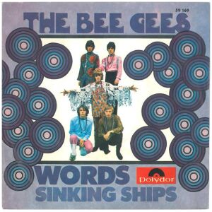 The Bee Gees* - Words (7, Single, Mono)