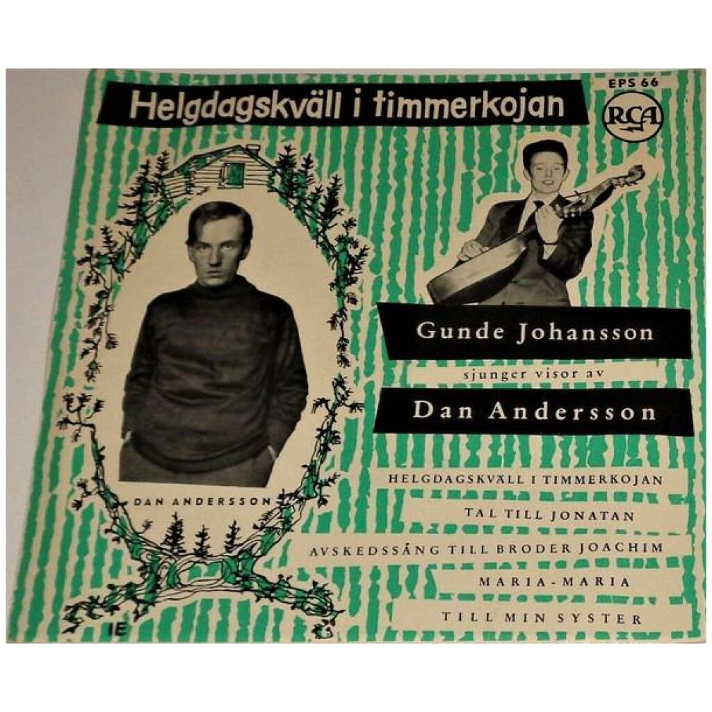 Gunde Johansson - Sjunger Visor Av Dan Andersson (7, EP)