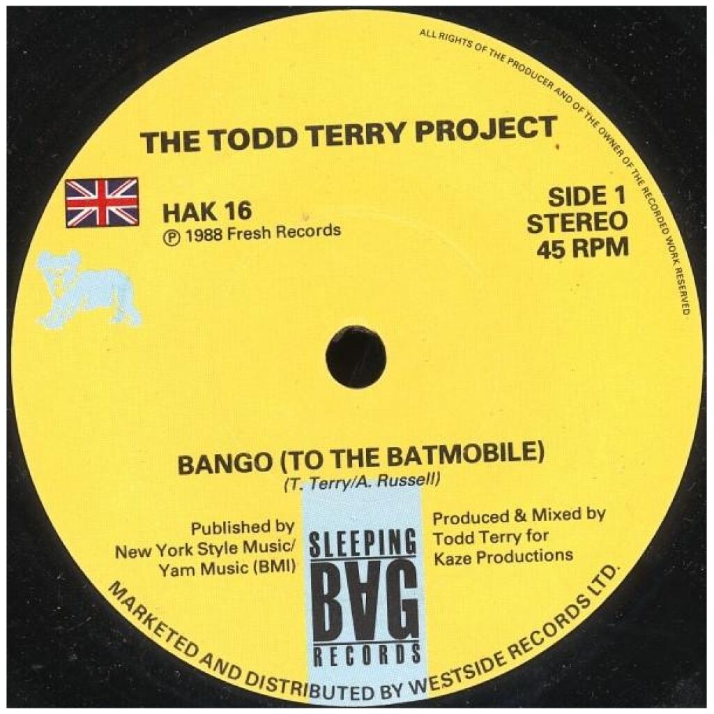 The Todd Terry Project - Bango (To The Batmobile) / Back To The Beat (7)