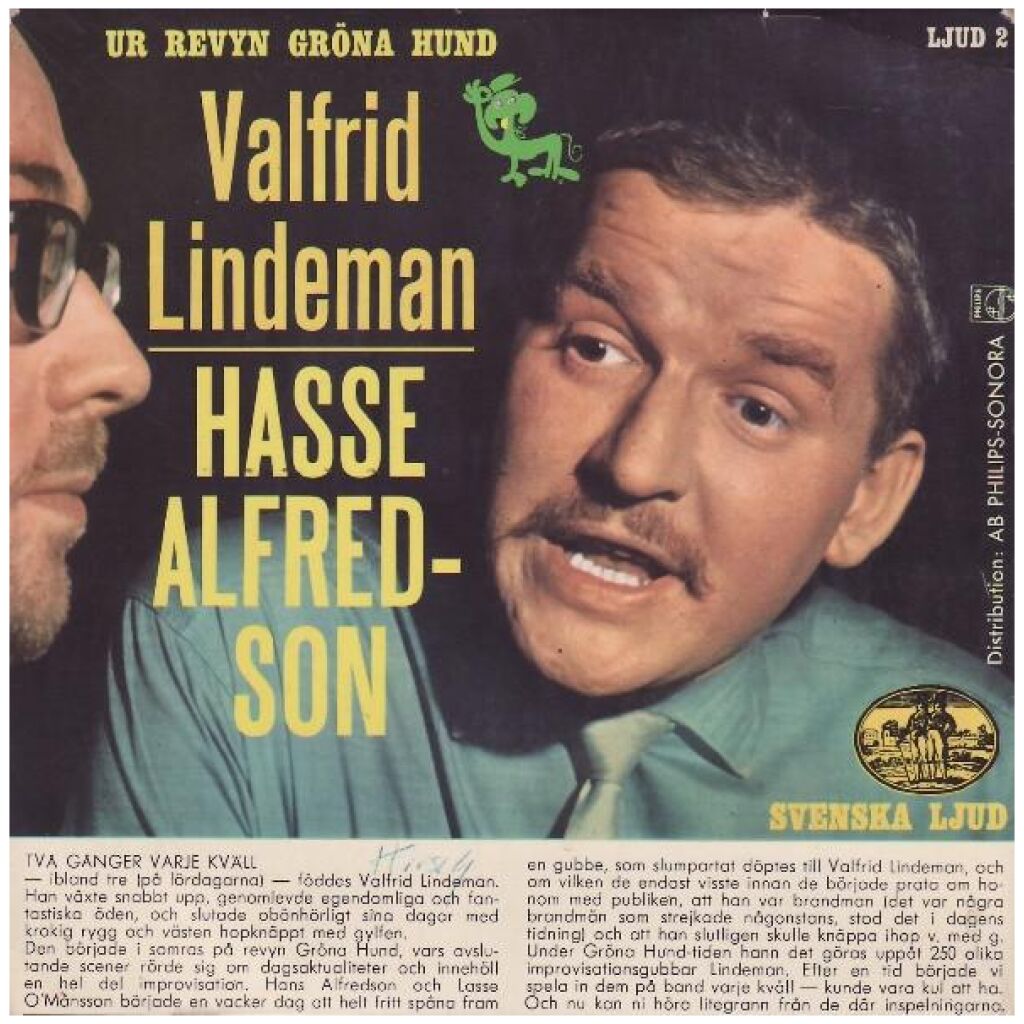 Hasse Alfredson* - Ringaren / Valfrid Lindeman (7)