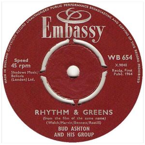 Bud Ashton And His Group / Terry Brandon And The Beatmen - Rhythm And Greens / Its Gonna Be All Right (7, Single)