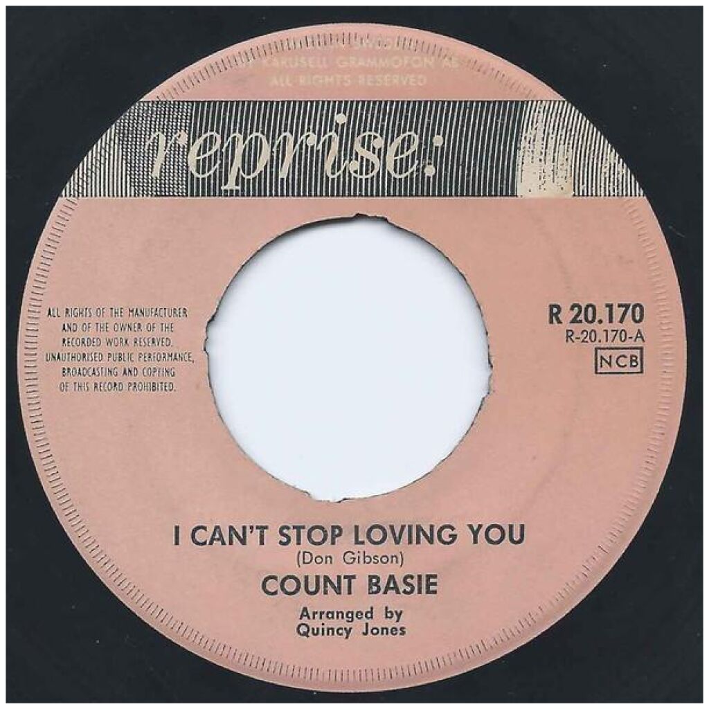 Count Basie - I Cant Stop Loving You / Nice N Easy (7, Single)
