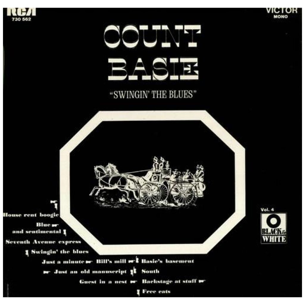 Count Basie - Swingin The Blues (LP, Comp, RE)>
