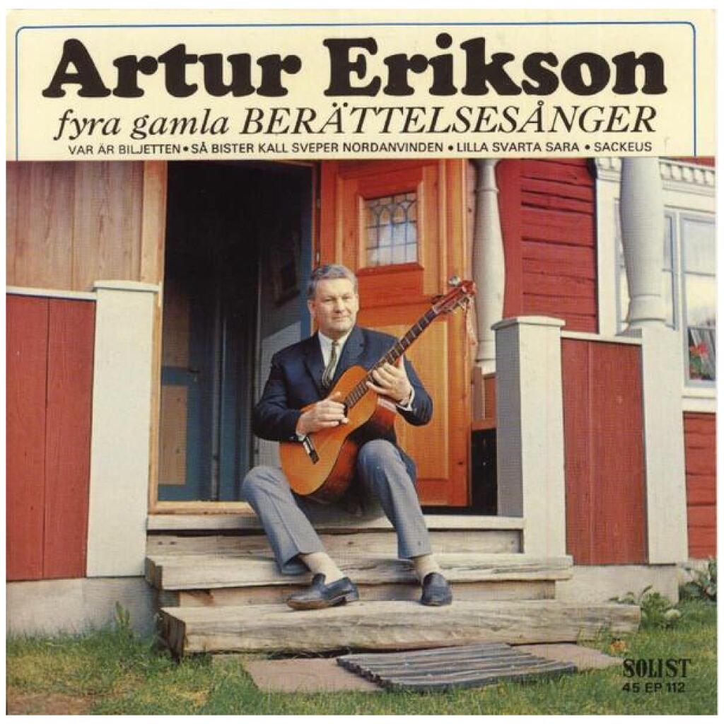 Artur Erikson - Fyra Gamla Berättelsesånger (7, EP)