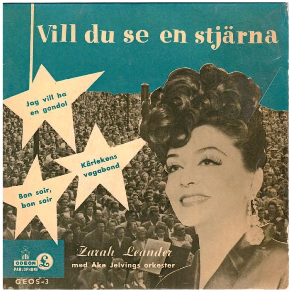 Zarah Leander - Vill Du Se En Stjärna (7, EP, Mono)
