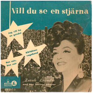 Zarah Leander - Vill Du Se En Stjärna (7, EP, Mono)