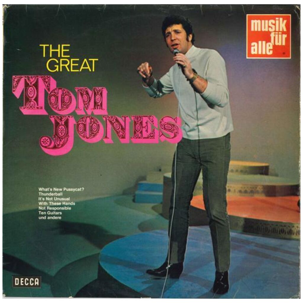 Tom Jones - The Great Tom Jones (LP, Comp)