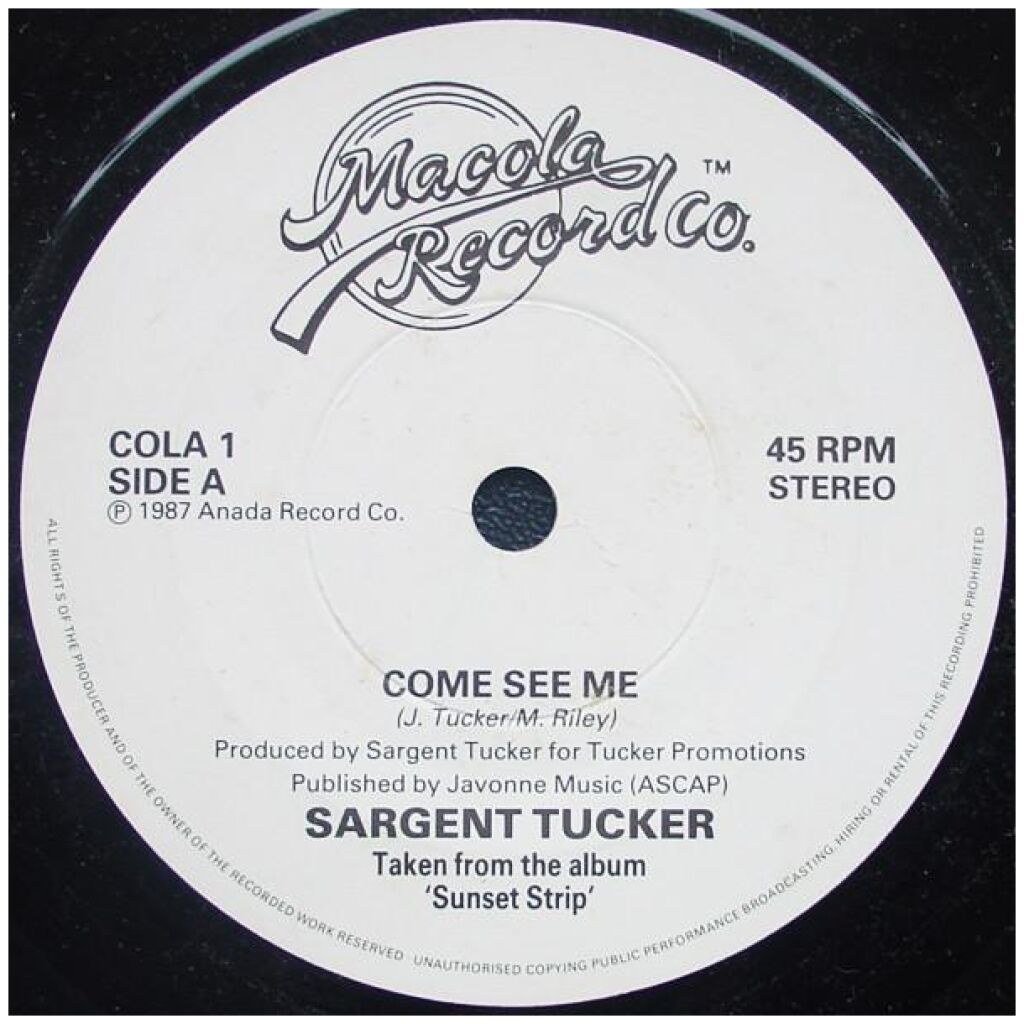 Sargent Tucker / The World Class Wreckin Cru* - Come See Me / Turn Off The Lights (7)