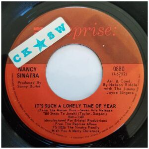 Nancy Sinatra - Its Such A Lonely Time Of Year (7, Single)