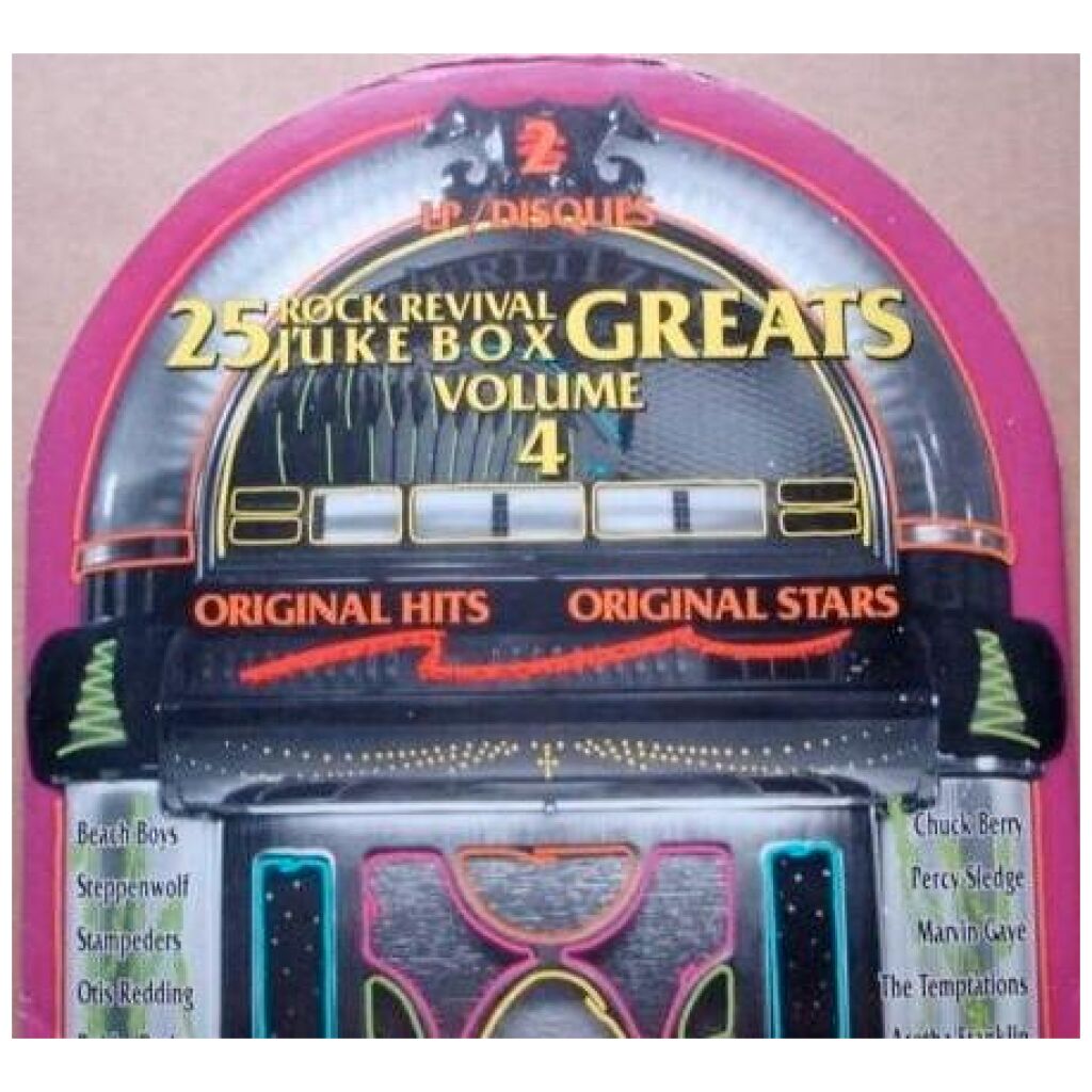 Various - 25 Rock Revival Juke Box Greats Volume 4 (2xLP, Comp)