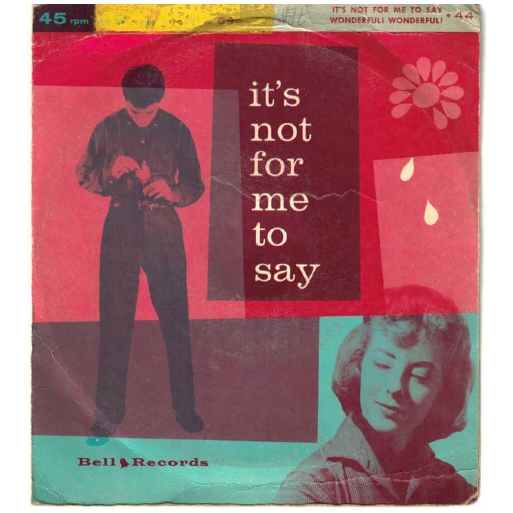 Bob Miller (4) - Its Not For Me To Say (7)