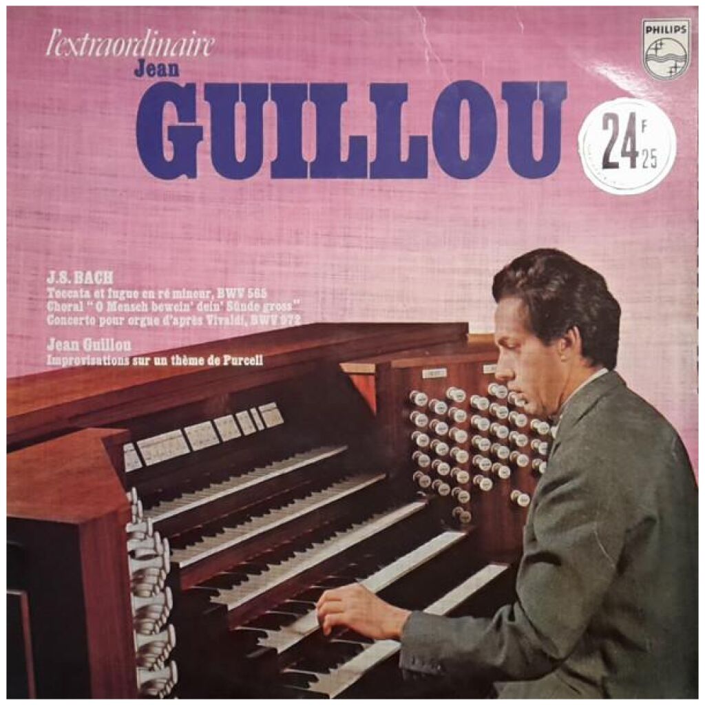 Jean Guillou - J.S. Bach* - LExtraordinaire Jean Guillou (LP, Album)>