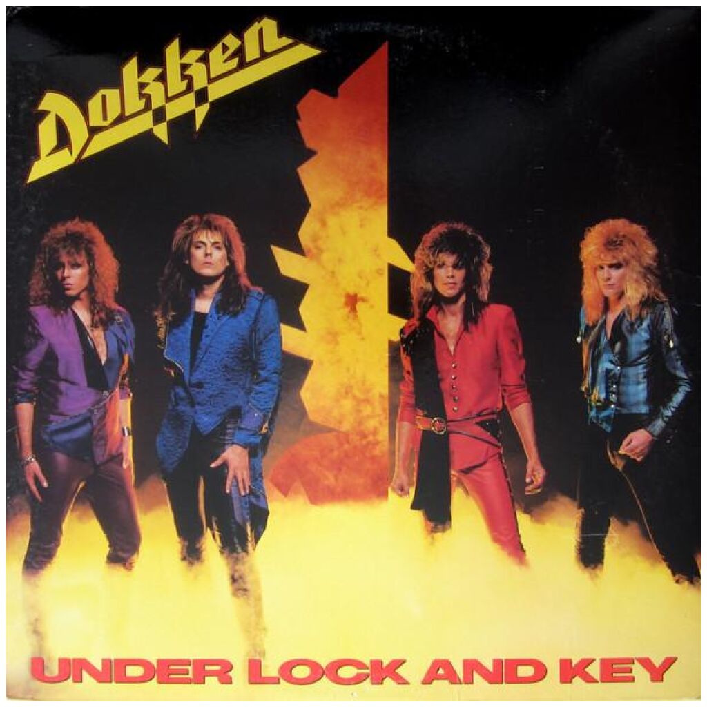Dokken - Under Lock And Key (LP, Album, Promo)