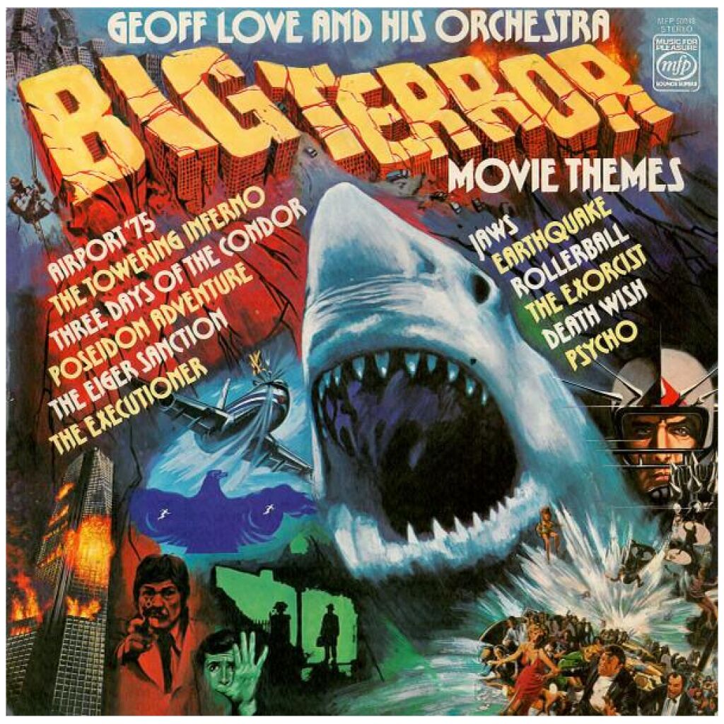 Geoff Love And His Orchestra* - Big Terror Movie Themes (LP, Album)