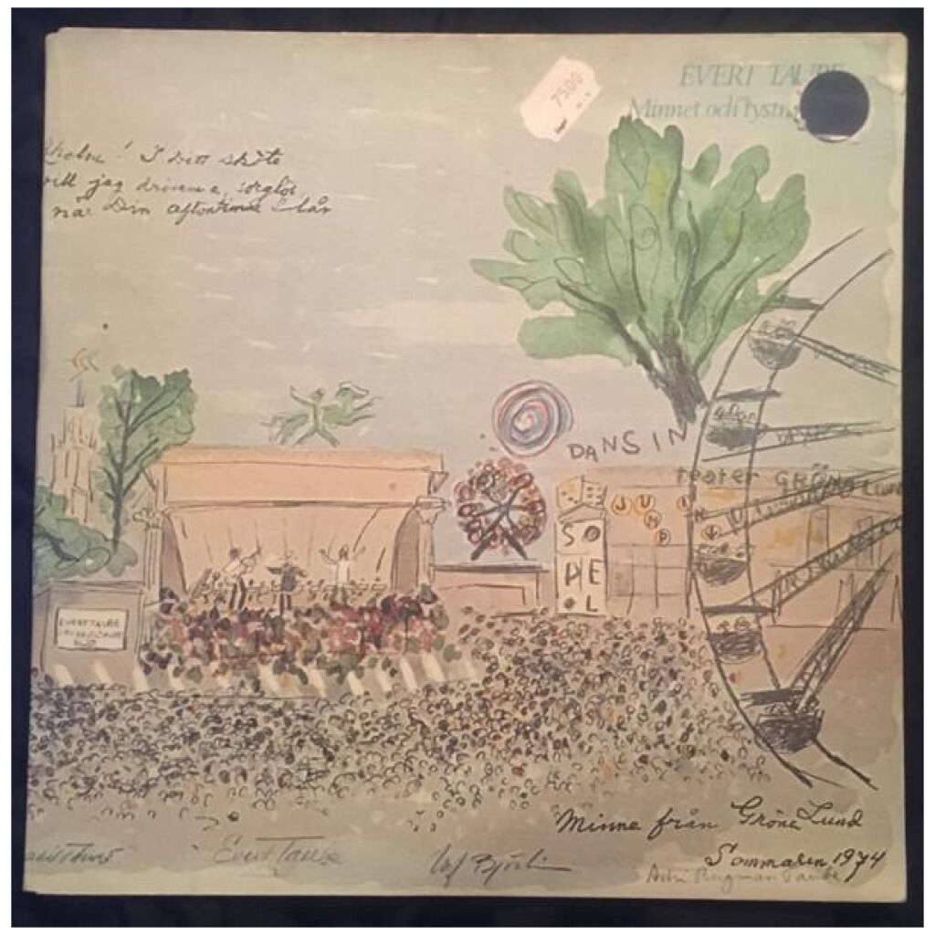 Evert Taube, Ulf Björlin, Stockholms Barockensemble - Minnet Och Tystnaden (LP, Album)