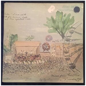 Evert Taube, Ulf Björlin, Stockholms Barockensemble - Minnet Och Tystnaden (LP, Album)