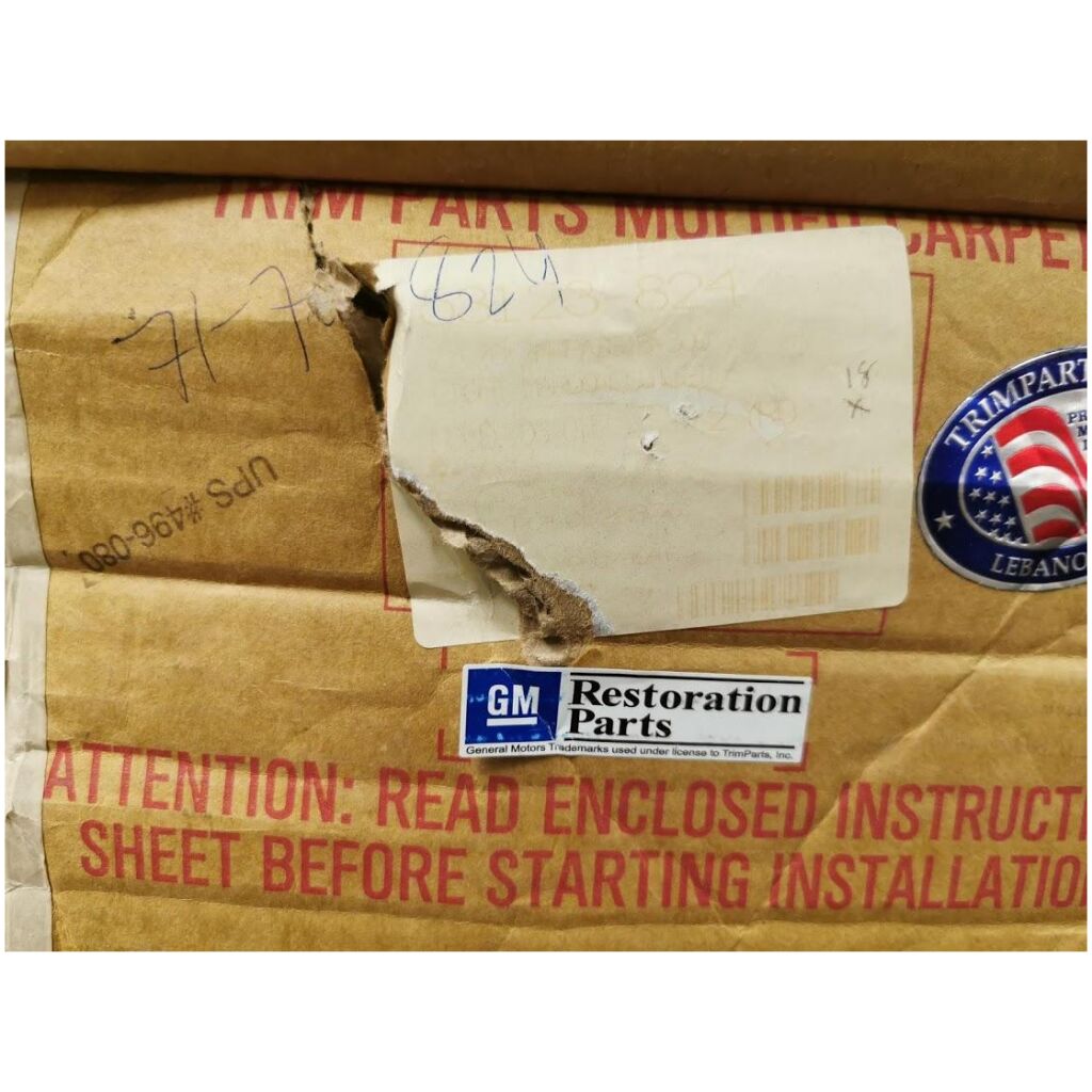 Ny Formpressad Golvmatta 1971-76 Chevrolet Buick Olds Pontiac B-body