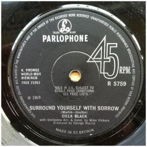 Cilla Black - Surround Yourself With Sorrow (7, Single, Sol)