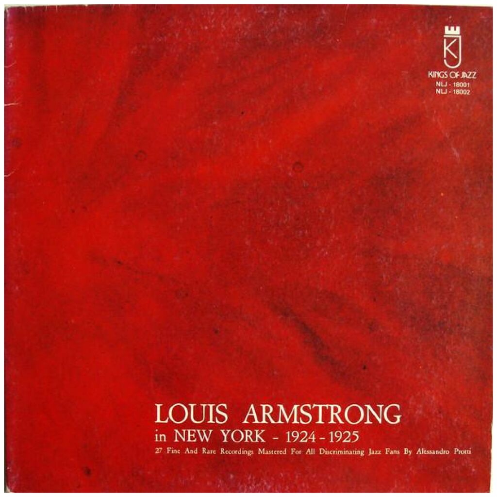 Louis Armstrong - Louis Armstrong In New York (1924 - 1925) (2xLP, Comp, Mono, RM)