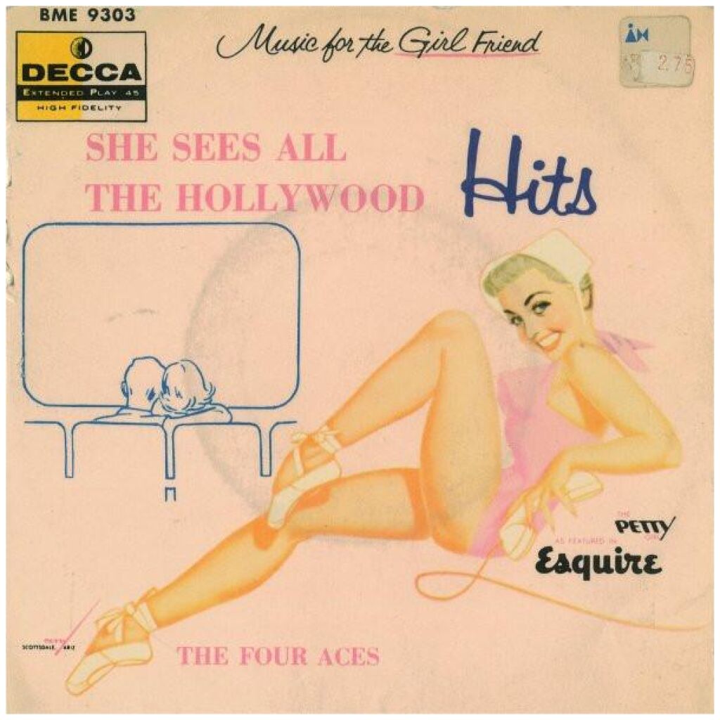 The Four Aces - She Sees All The Hollywood Hits (7, EP)