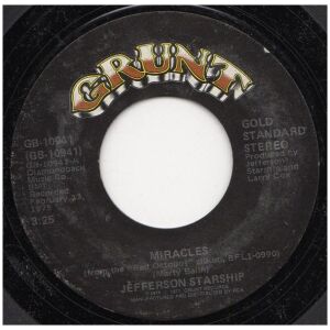 Jefferson Starship - Miracles / With Your Love (7, Single, RE)
