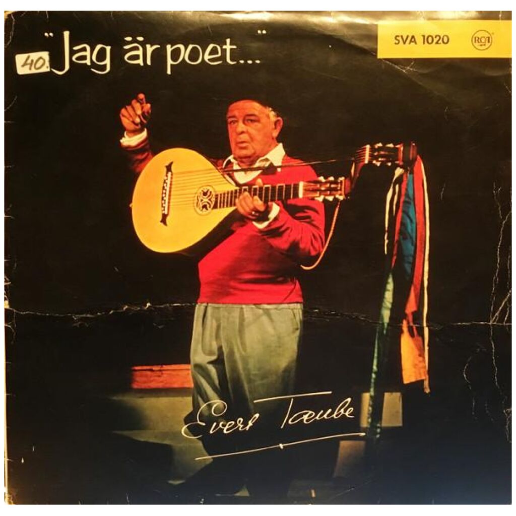 Evert Taube - Jag Är Poet... (LP, Comp, Mono)