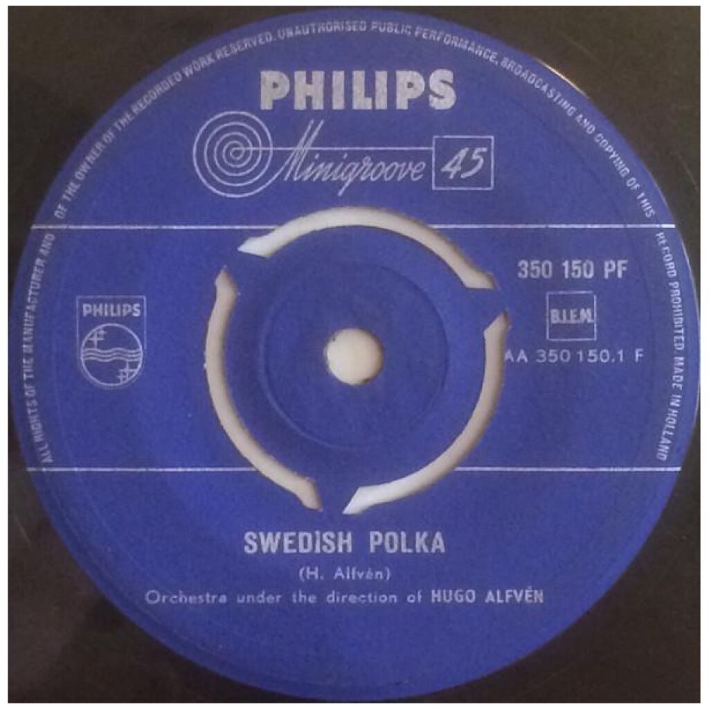 Hugo Alfvén - Swedish Polka / Summerdance (7, Single)