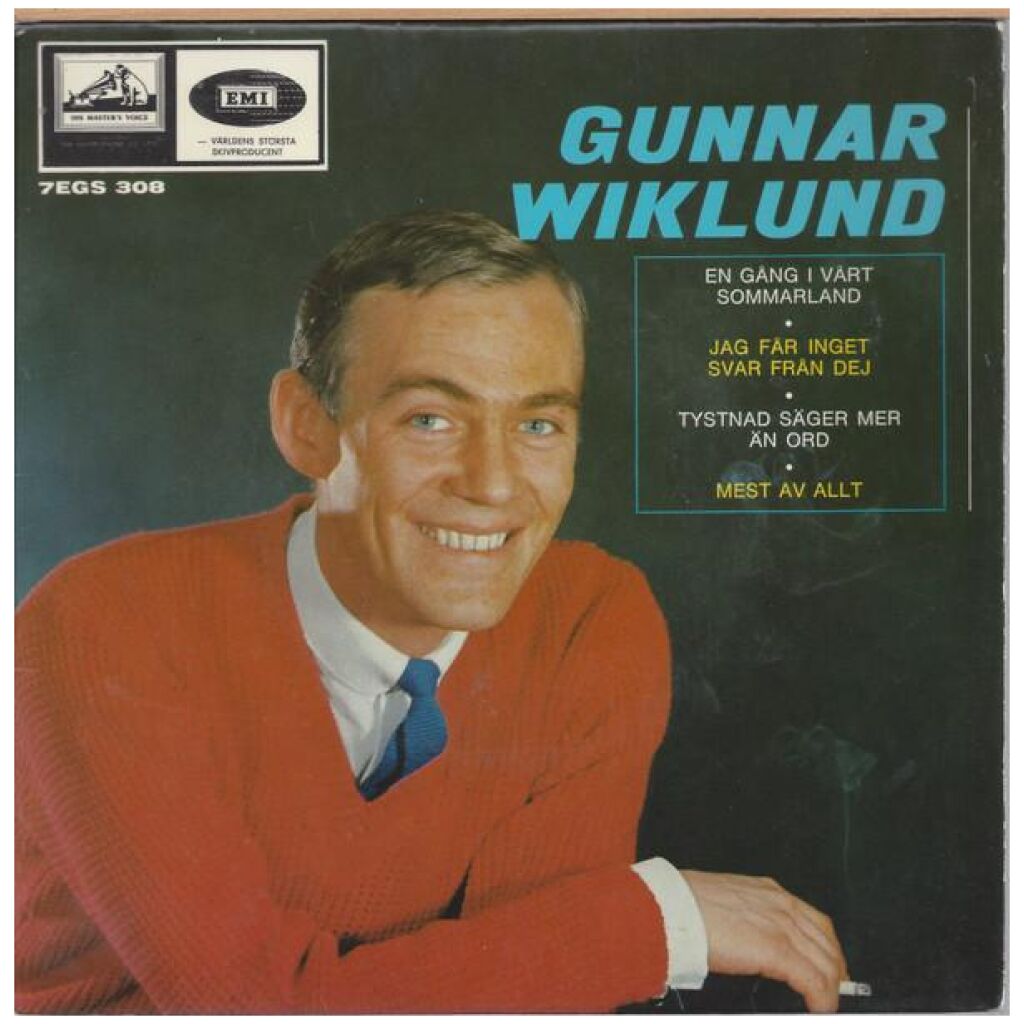 Gunnar Wiklund - Jag Får Inget Svar Från Dej (7, EP)
