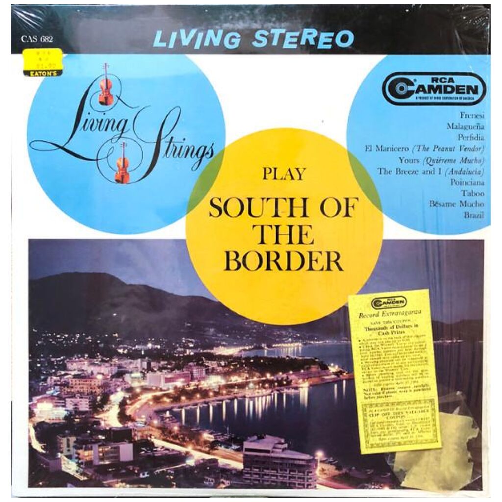 Living Strings - Play South Of The Border (LP, Album)