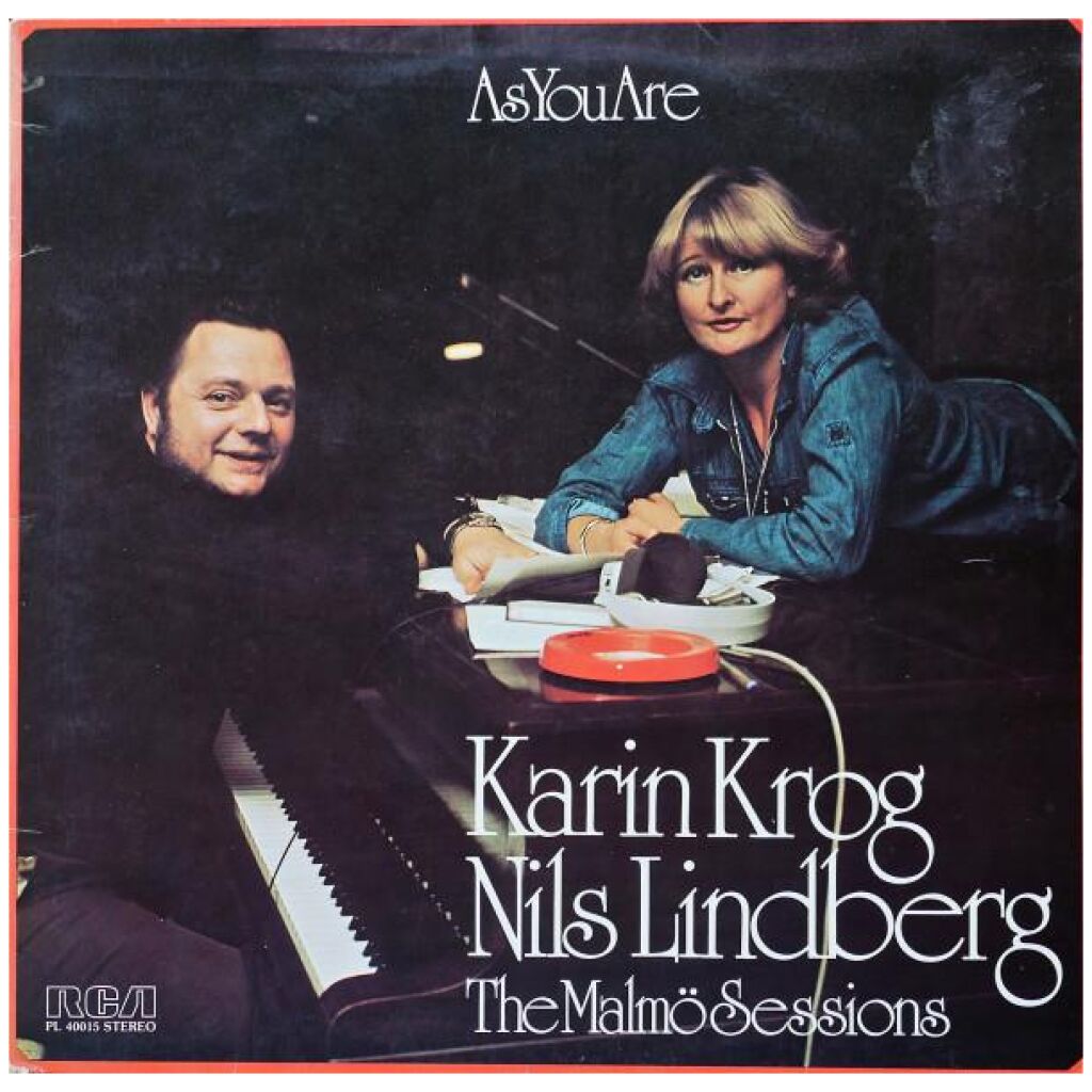 Karin Krog, Nils Lindberg - As You Are (The Malmö Sessions) (LP, Album)