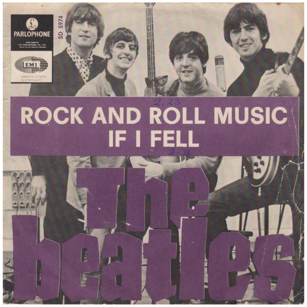 The Beatles - Rock And Roll Music / If I Fell (7, Single, Pur)