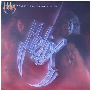 Helix (3) - Walkin The Razors Edge (LP, Album)>