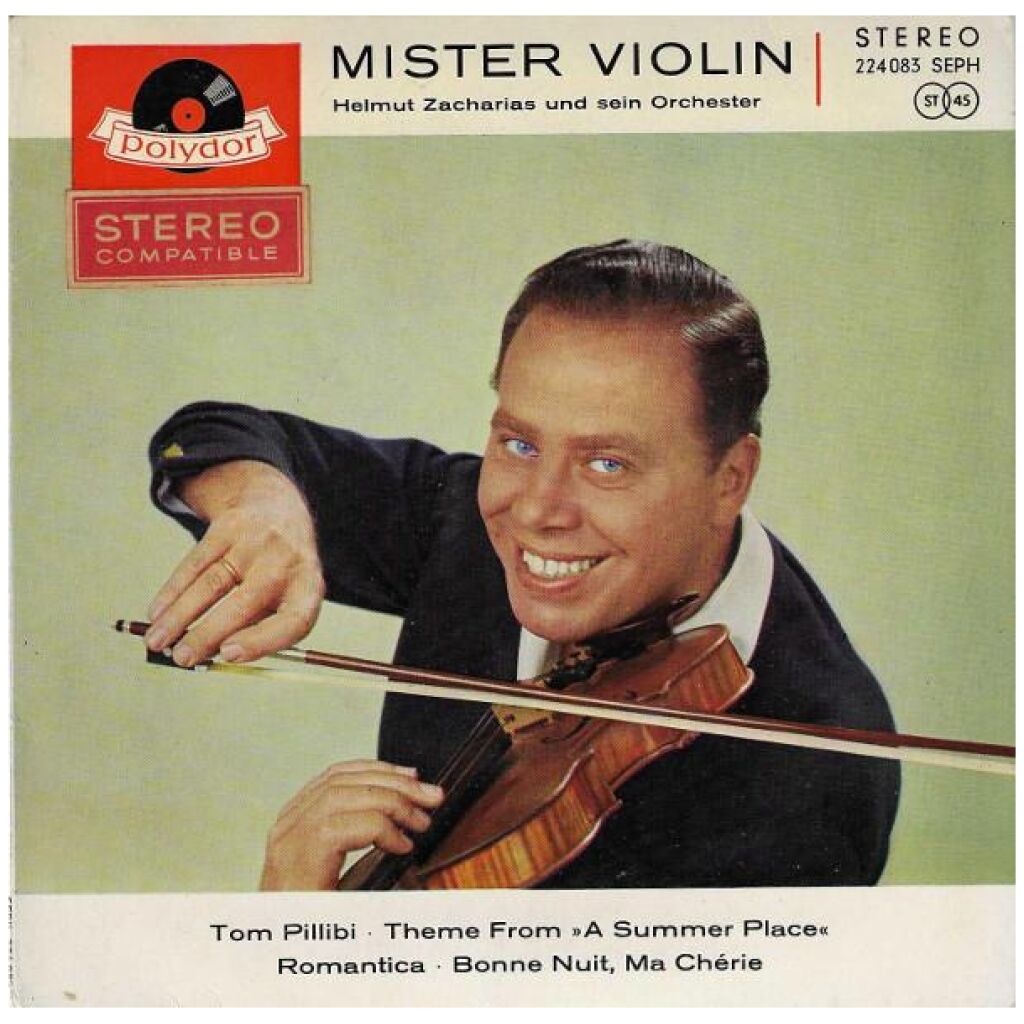 Helmut Zacharias Und Sein Orchester* - Mister Violin (7, EP)