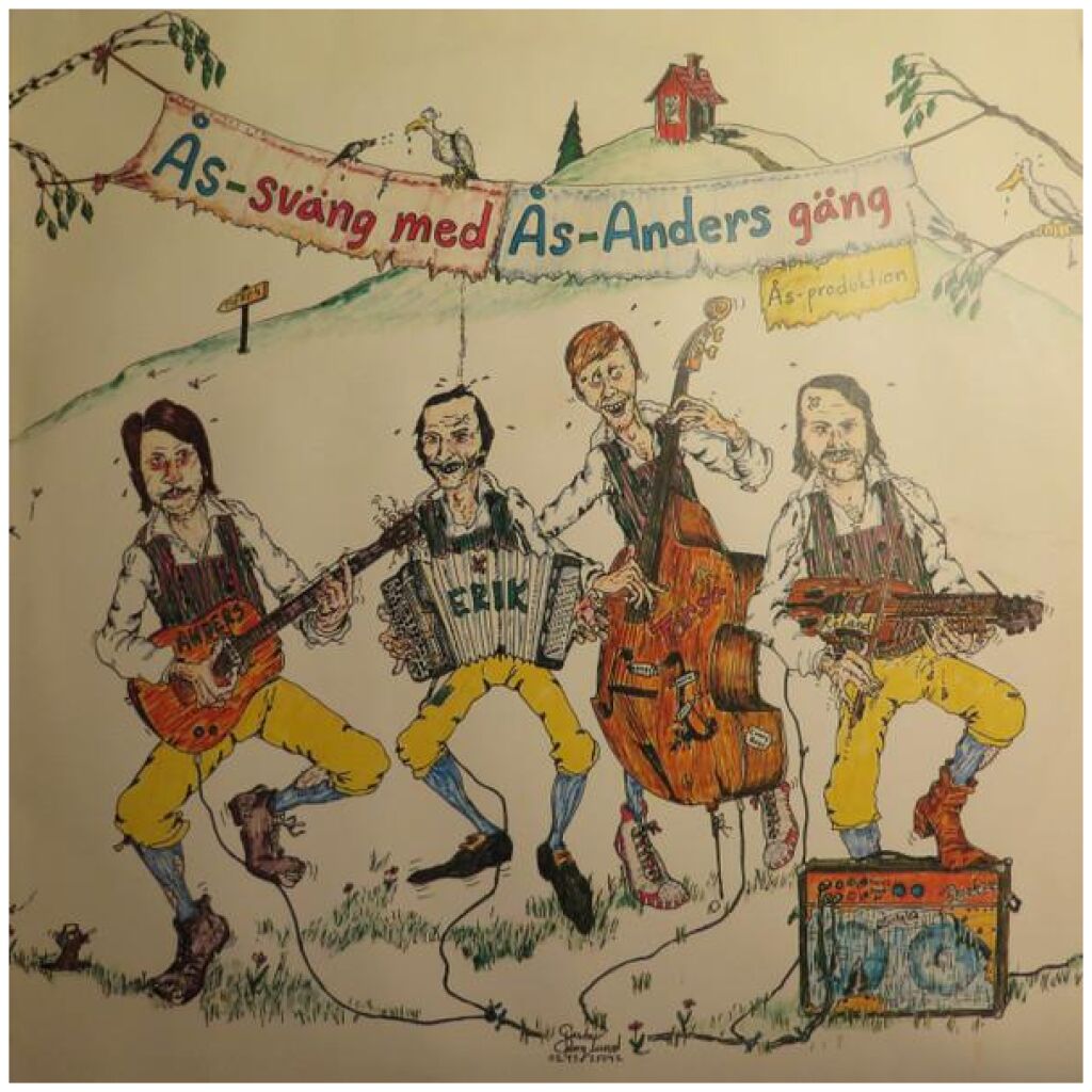 Ås-Anders Gäng - Ås-Sväng Med Ås-Anders Gäng (LP, Album)
