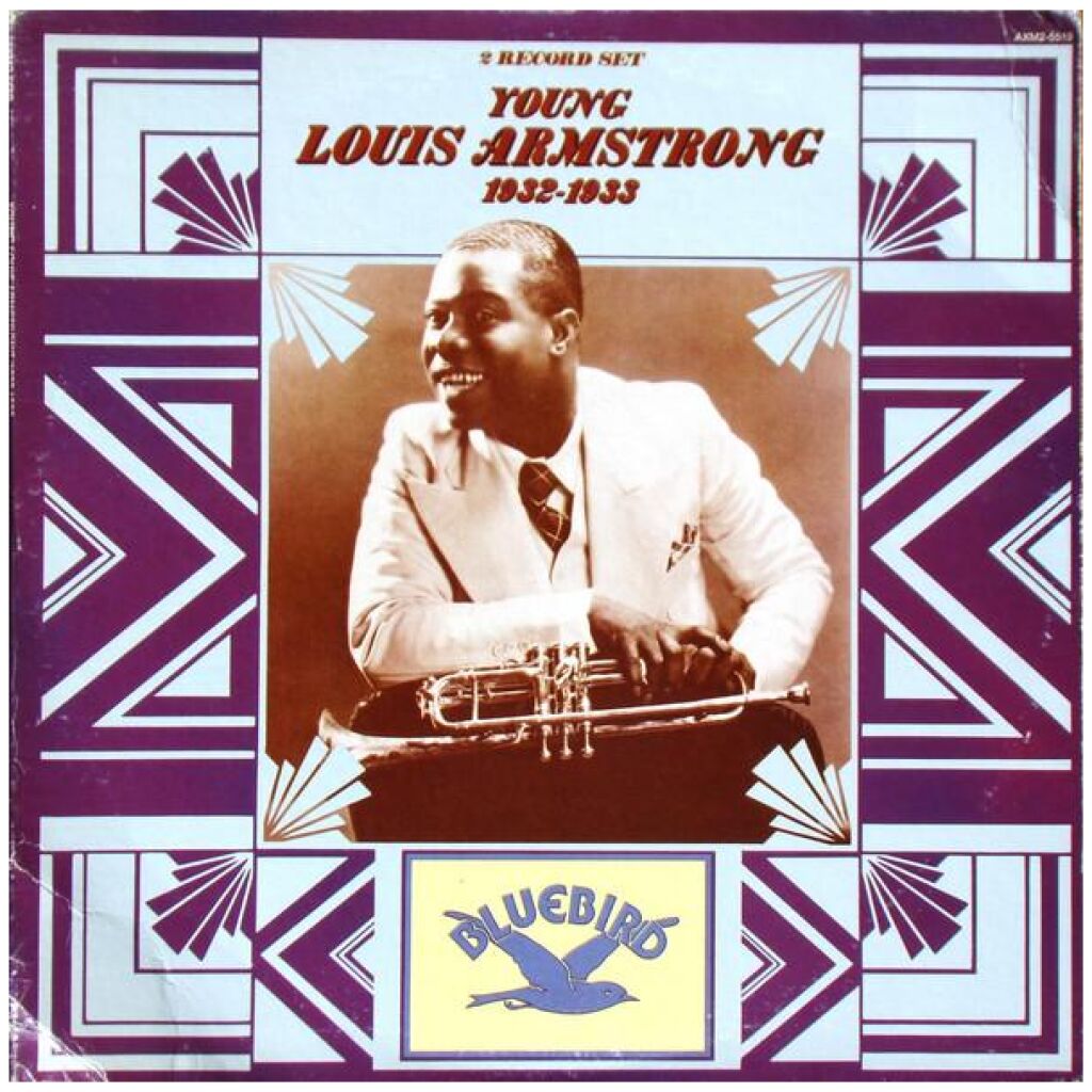 Louis Armstrong - Young Louis Armstrong / 1932-1933 (2xLP, Album, Comp, Mono)